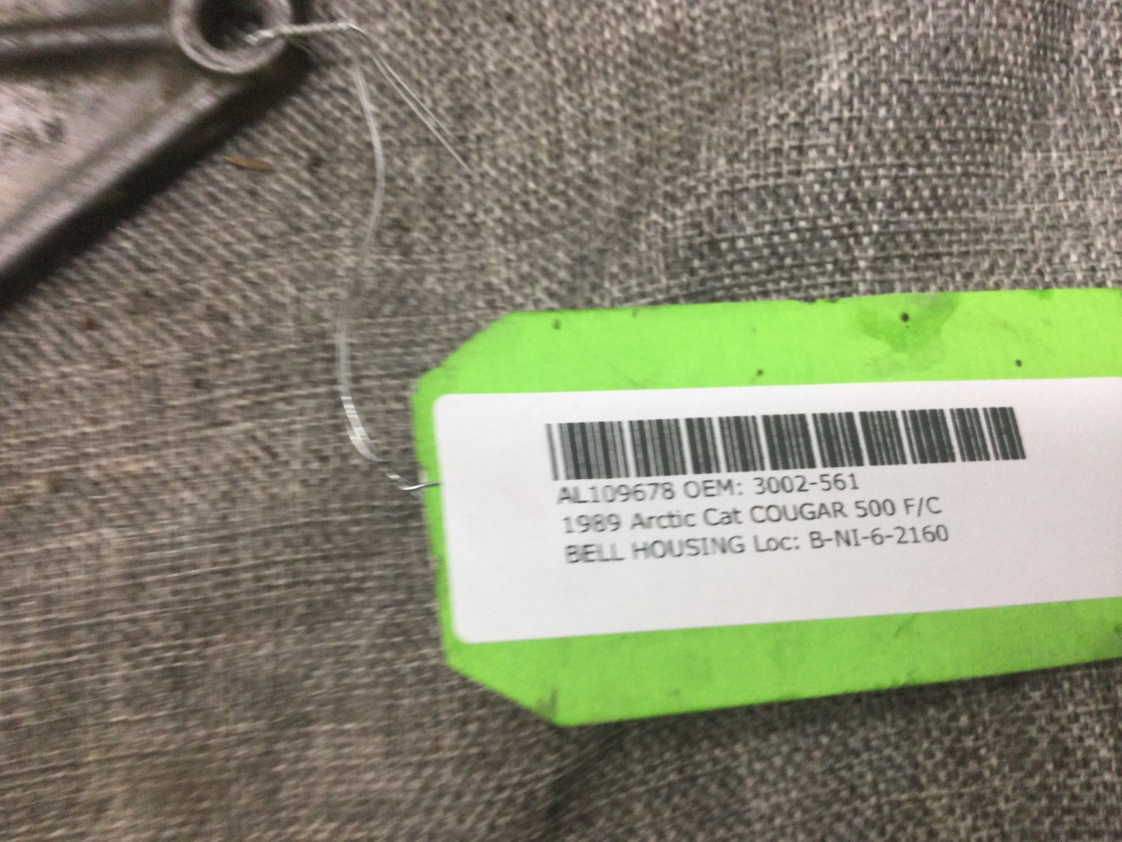 1989 AC COUGAR 500 F/C BELL HOUSING - Image 3