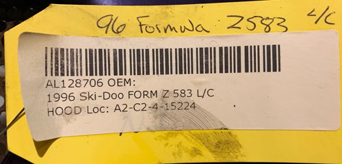 1996 Ski-Doo FORM Z 583 L/C HOOD - Image 2