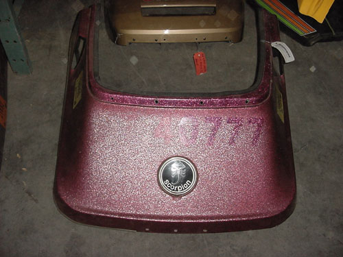 1973 Scorpion STINGERETTE 340 F/C HOOD