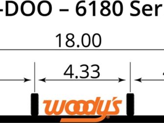Woody's 6" Trail Blazer Carbide Runners