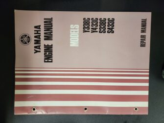 Yamaha Y338C/Y433C/S338C/S433C Engine Repair Manual