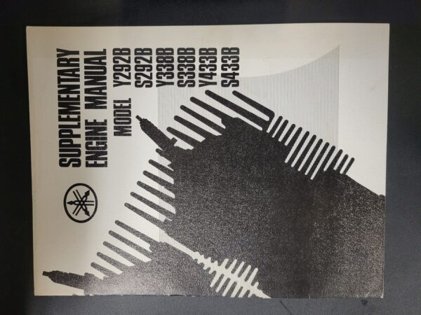 Yamaha Y292B/Y338B/433B Supplementary Engine Manual