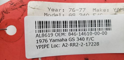 1976-1977 Yamaha GS 340 F/C YPIPE - Image 5
