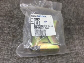 Track Clips - Flat - Bag of 10