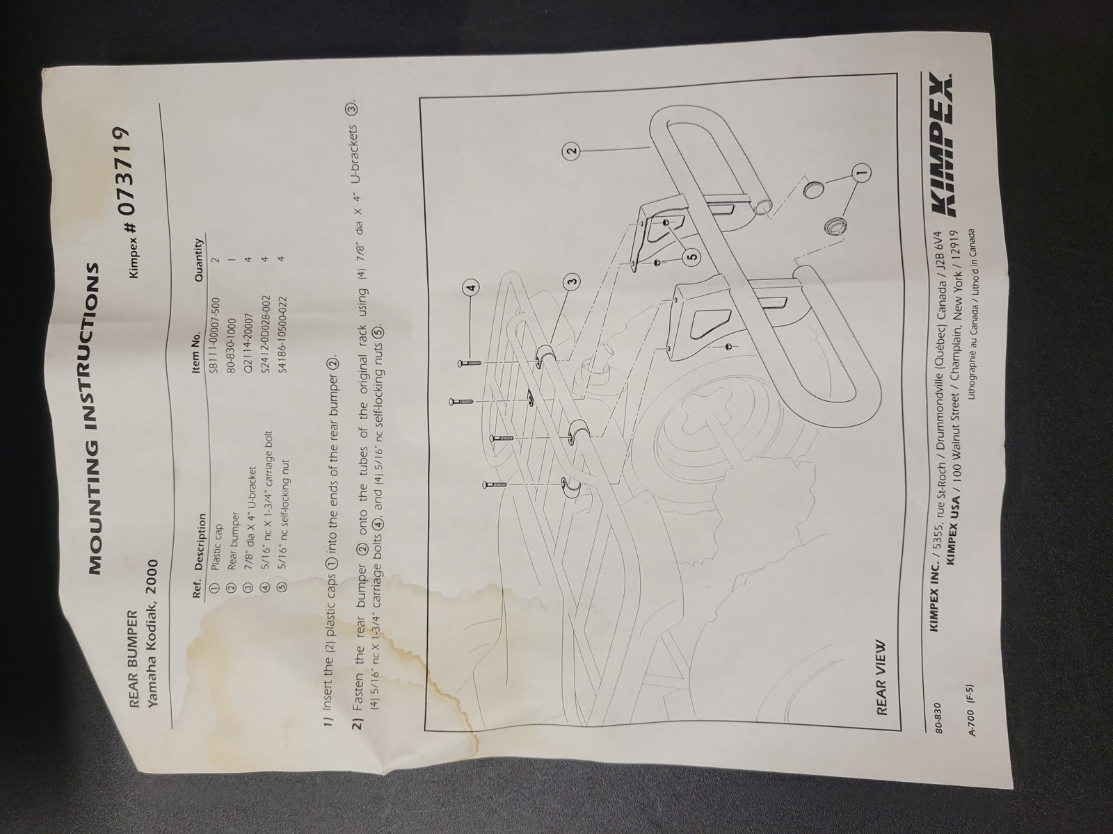 Rear Bumper - Image 4