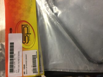 snow flap support brackets