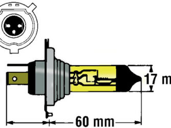 P43T/H4 100/55W Headlight Bulb -GE6263HD