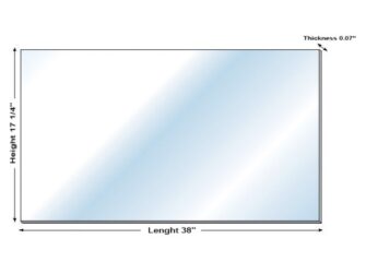 WINDSHIELD Y SHEET CLR UNIV KIMPEX