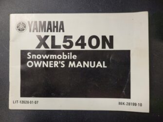 1989 Yamaha Manual Owners