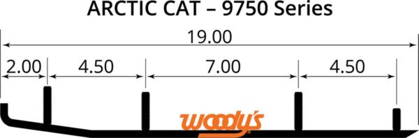 Woody's 8" Dooly™ Carbide Runners