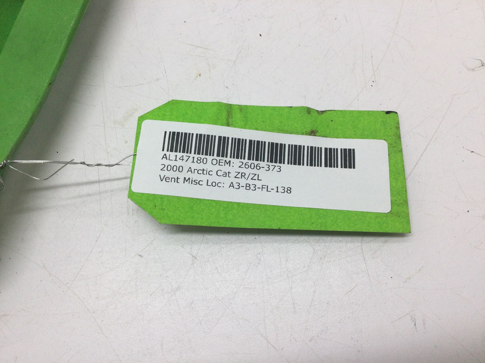 2000 Arctic Cat LH Belly Pan Vent - Image 5