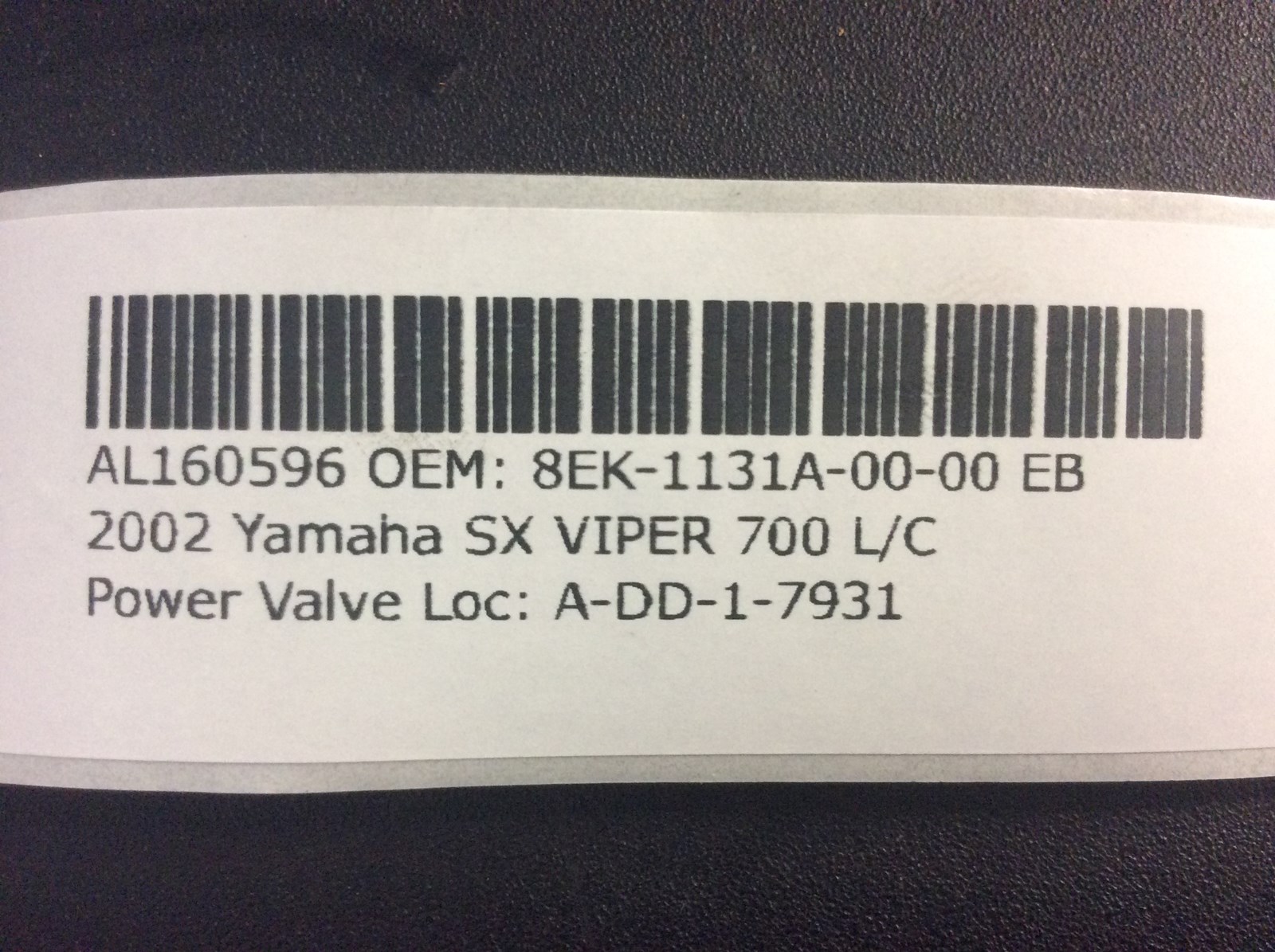 2002 Yamaha SX VIPER 700 L/C POWER VALVE - Image 5