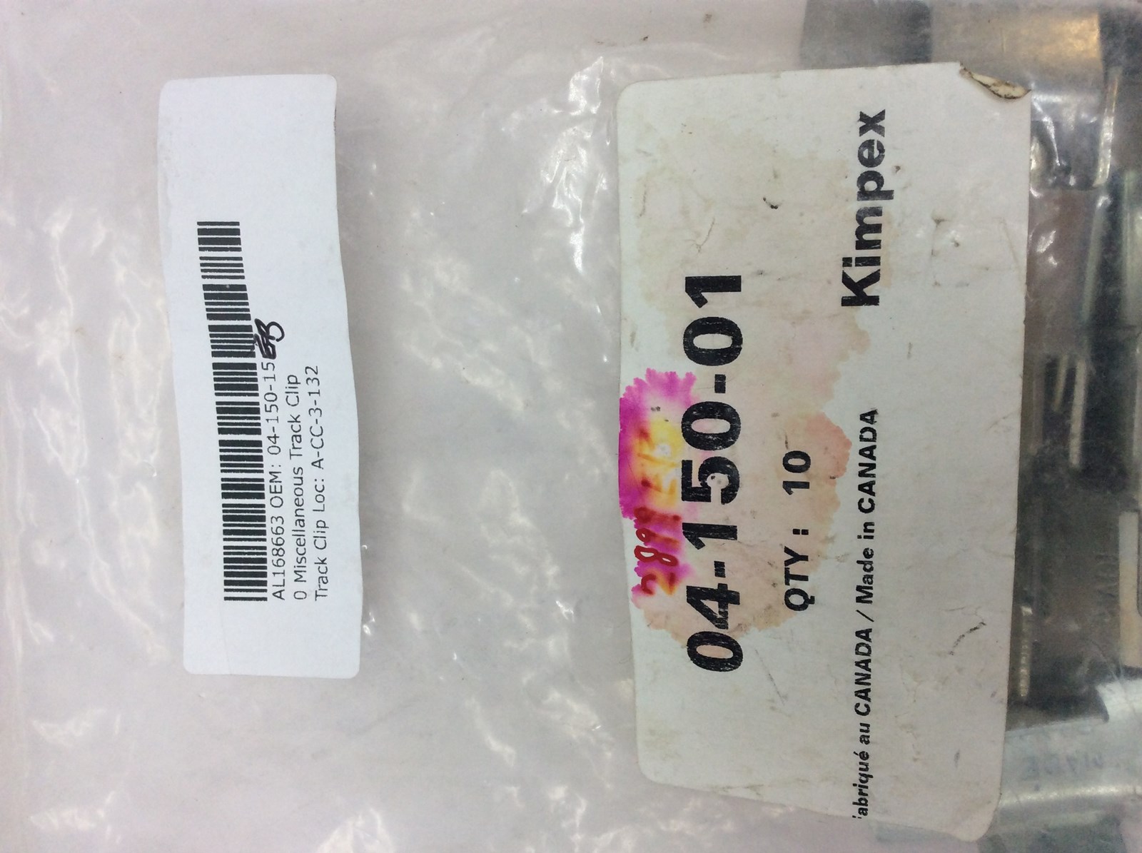 Flat Track Clip - Bag of 10 - Image 2