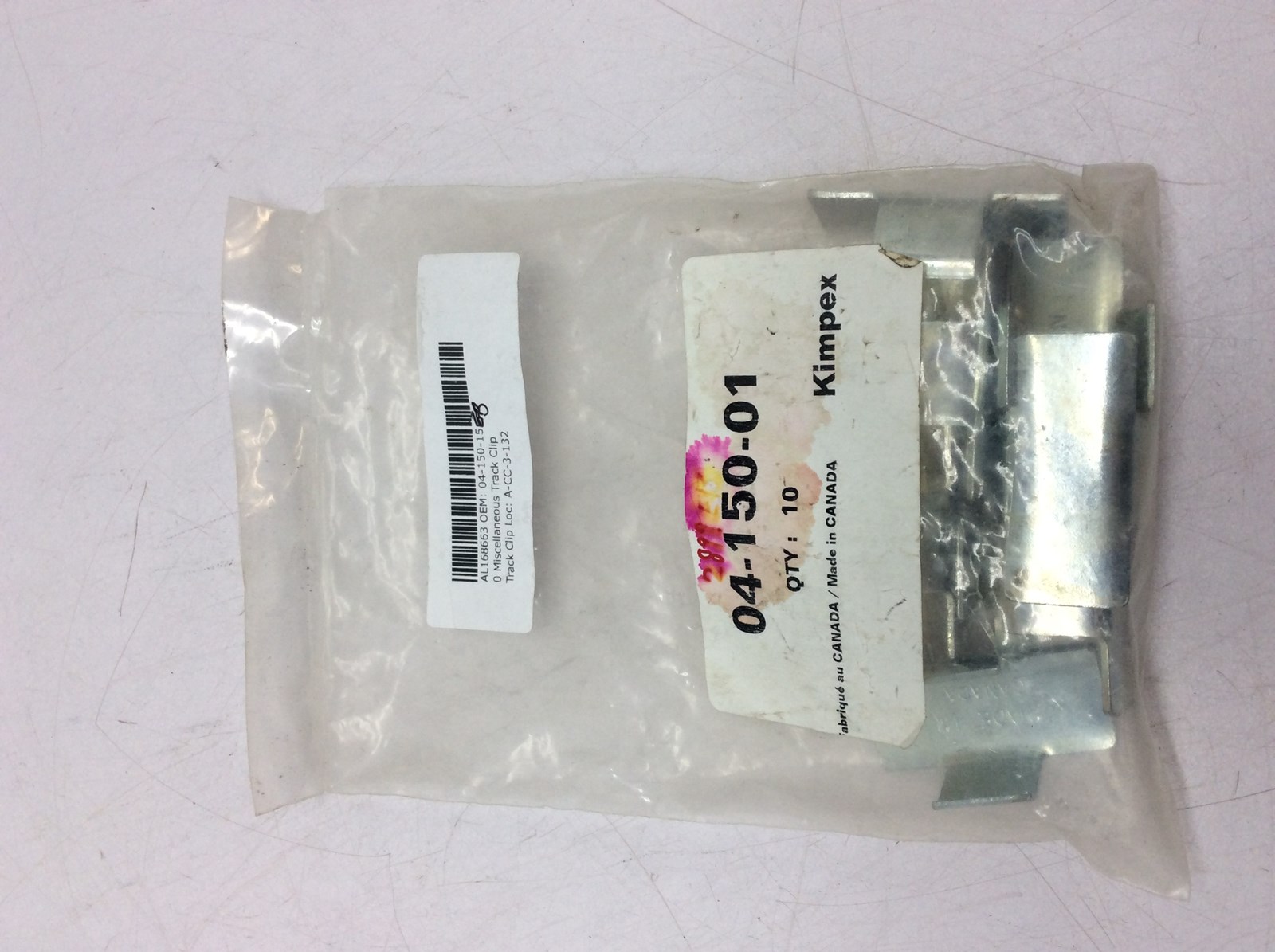 Flat Track Clip - Bag of 10