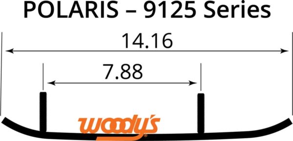 Woody's 4" Extender III Carbide Runners - Image 3