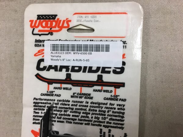 8" Woody's Carbide Runners - Image 2