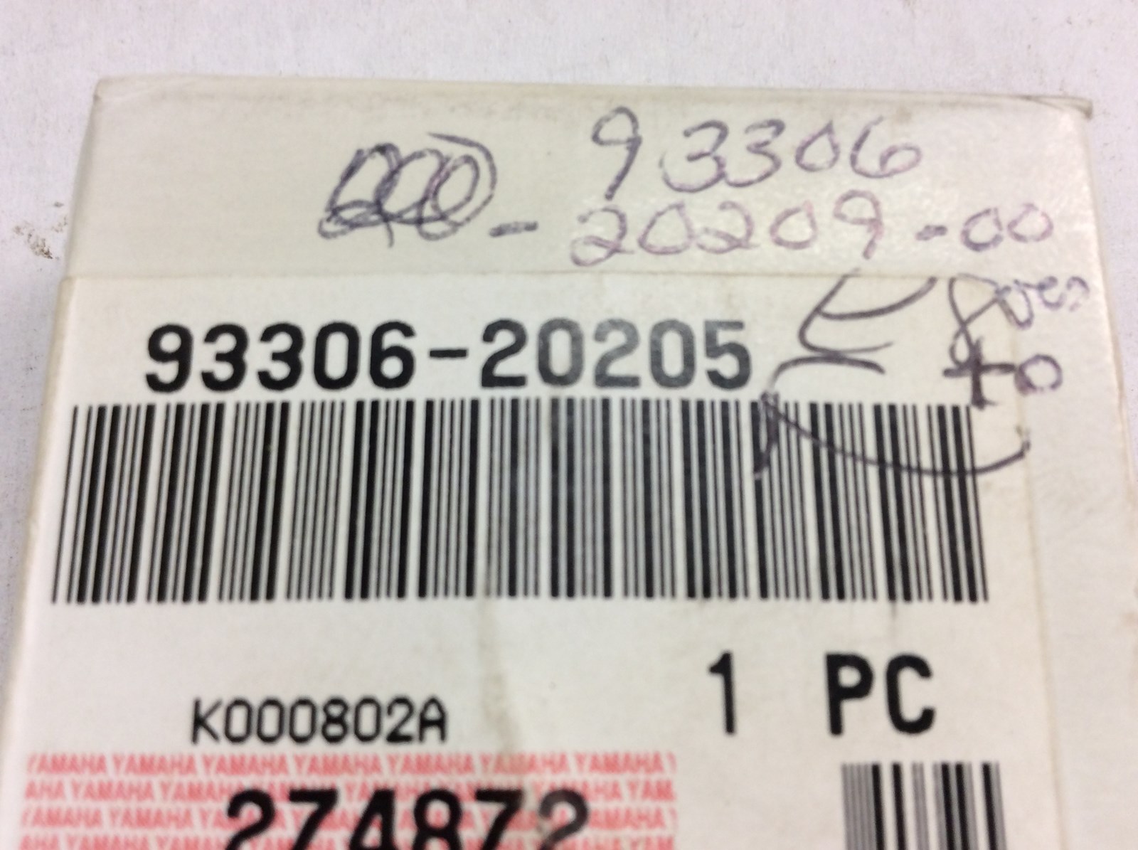 2002 Yamaha New Bearing - SEE COMMENTS - Image 3