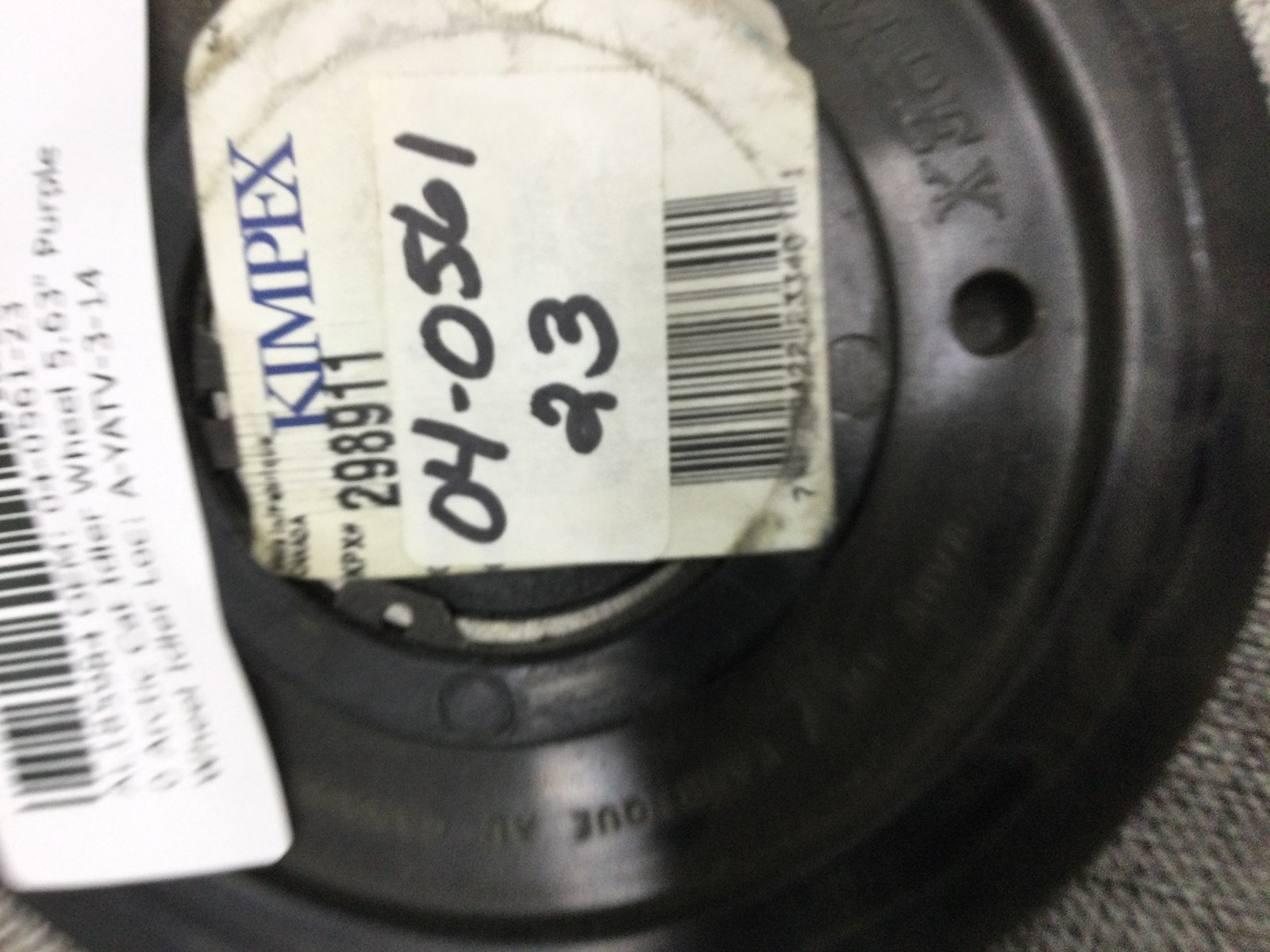 Idler Wheel 5.63" Purple - Image 4