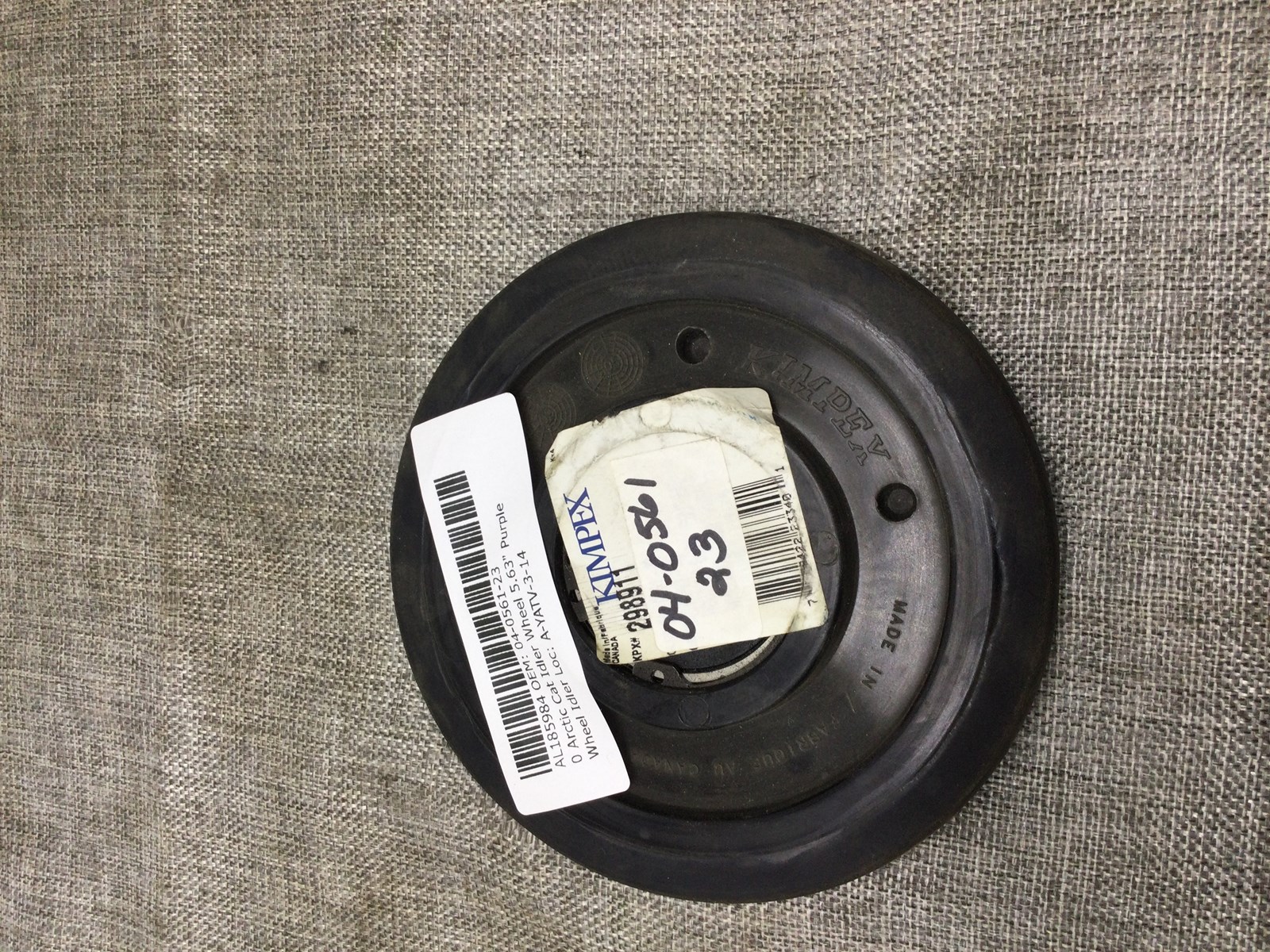 Idler Wheel 5.63" Purple - Image 5