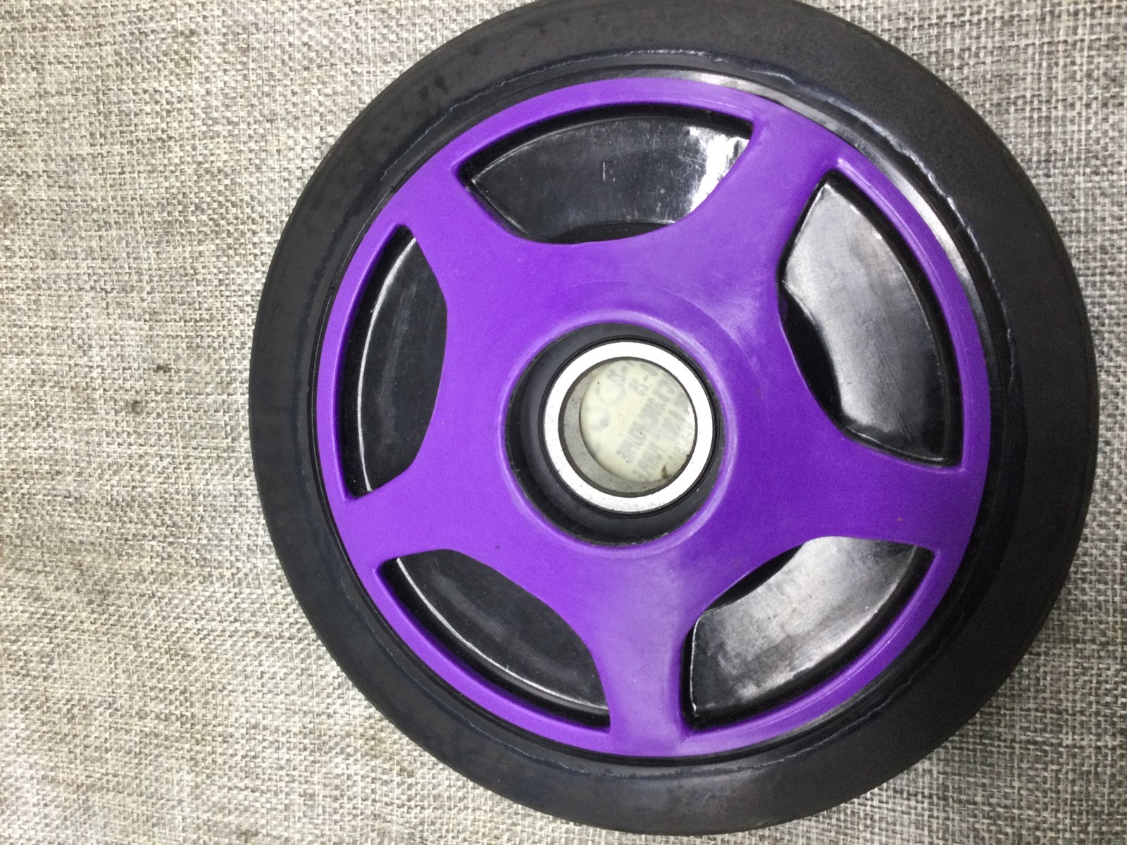 Idler Wheel 6.38" Purple STAR STYLE - Image 2