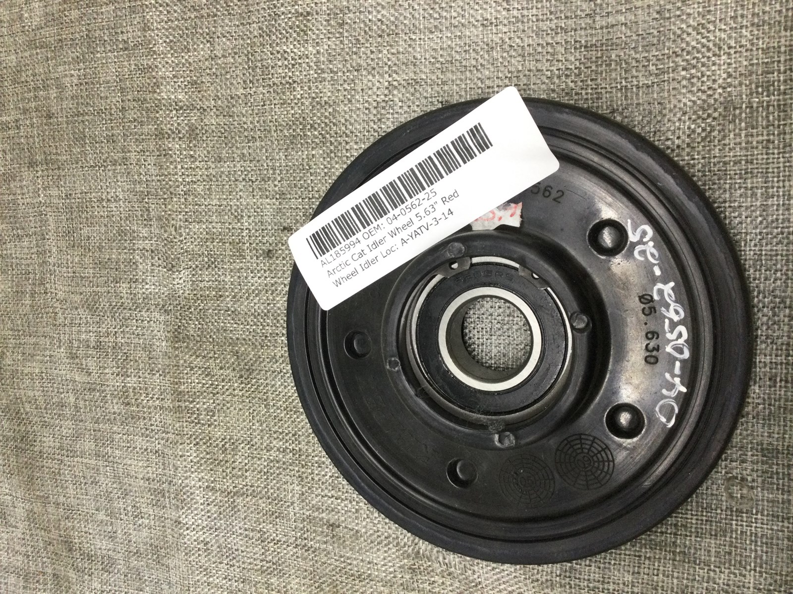 2004 Arctic Cat Idler Wheel 5.63" Red - Image 3