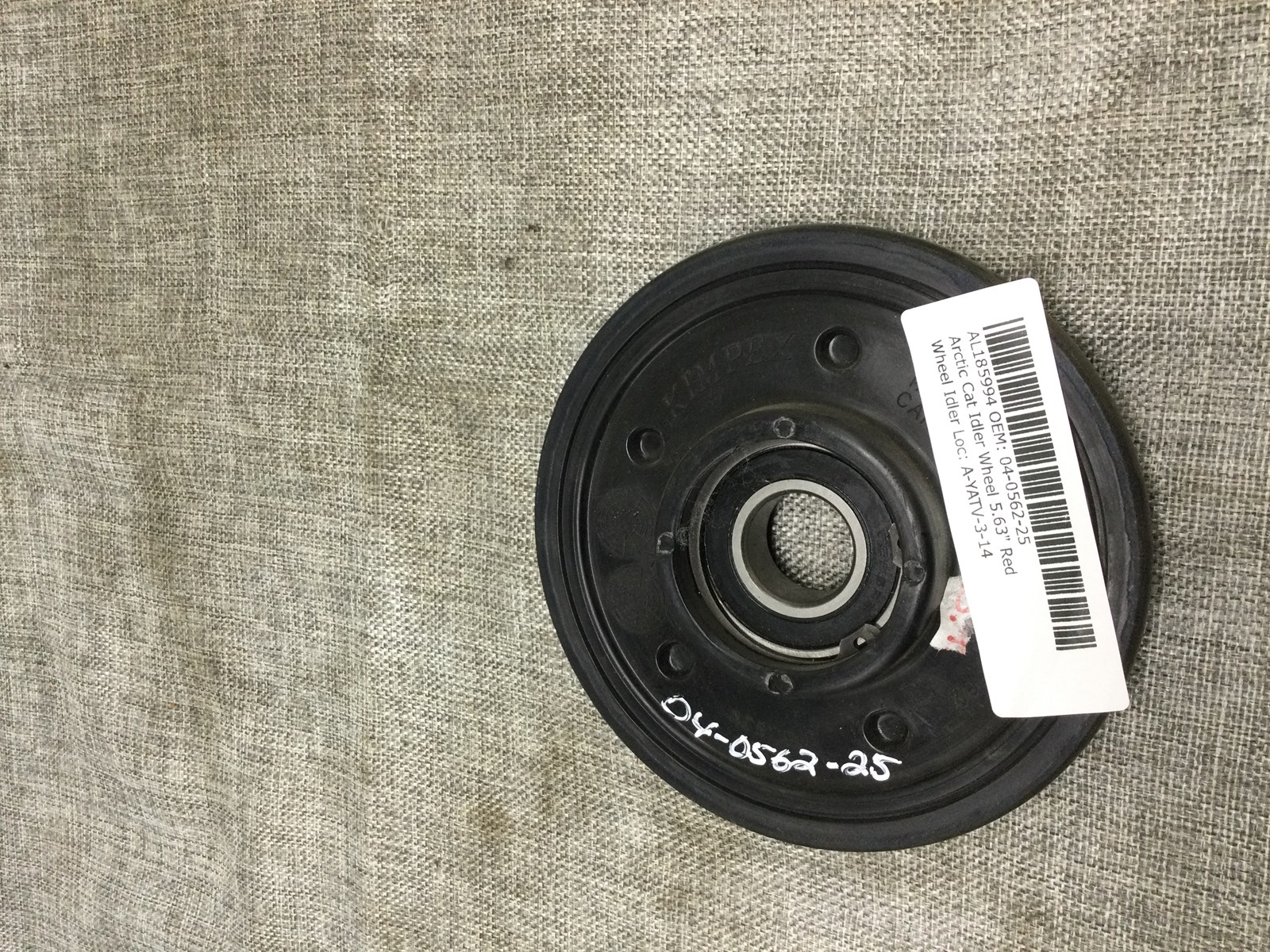 2004 Arctic Cat Idler Wheel 5.63" Red - Image 4