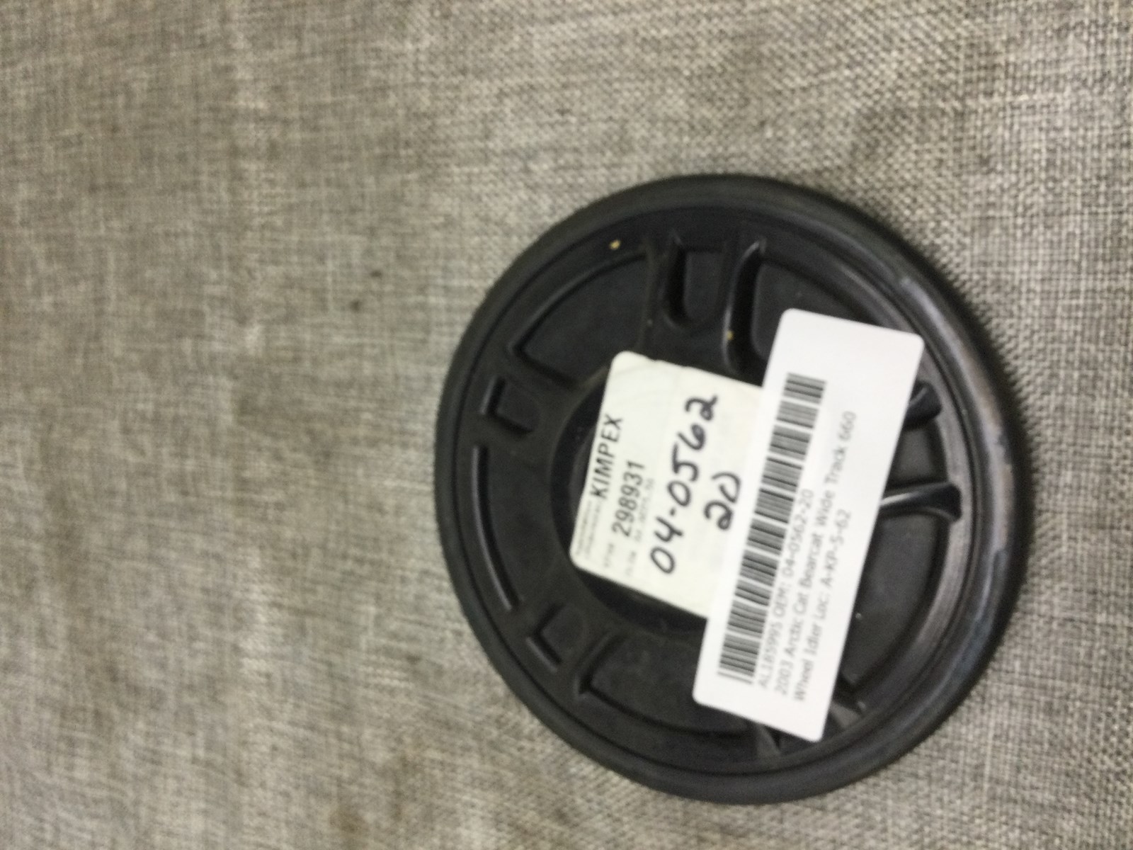 2003 Arctic Cat Idler Wheel 5.63" Black - Image 5
