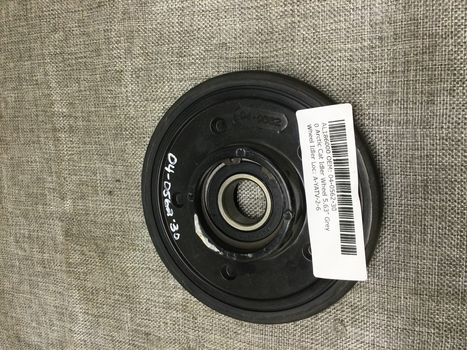 Idler Wheel 5.63" Grey w/6205 bearing - Image 3