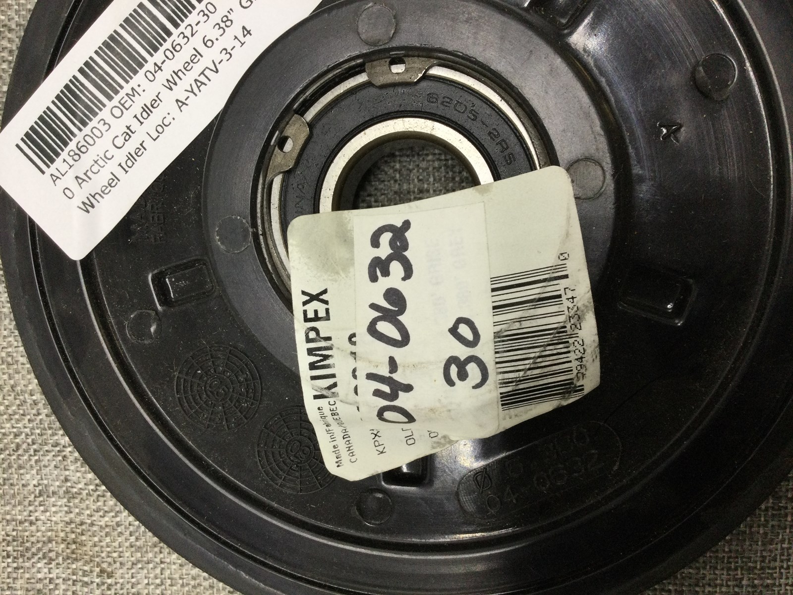 Idler Wheel 6.38" Grey - NLA - Image 4