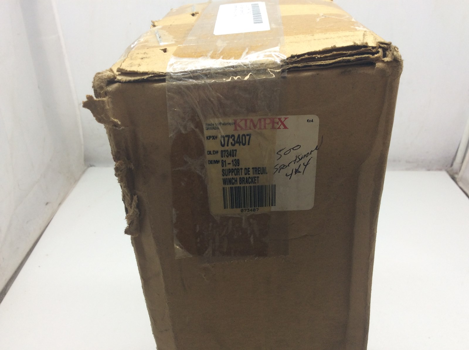 1997 Polaris Winch Bracket w/o Roller Guide - Image 4