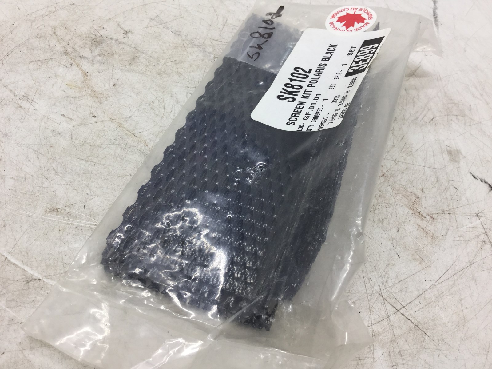 1989 Polaris Hood Screen Kit Black