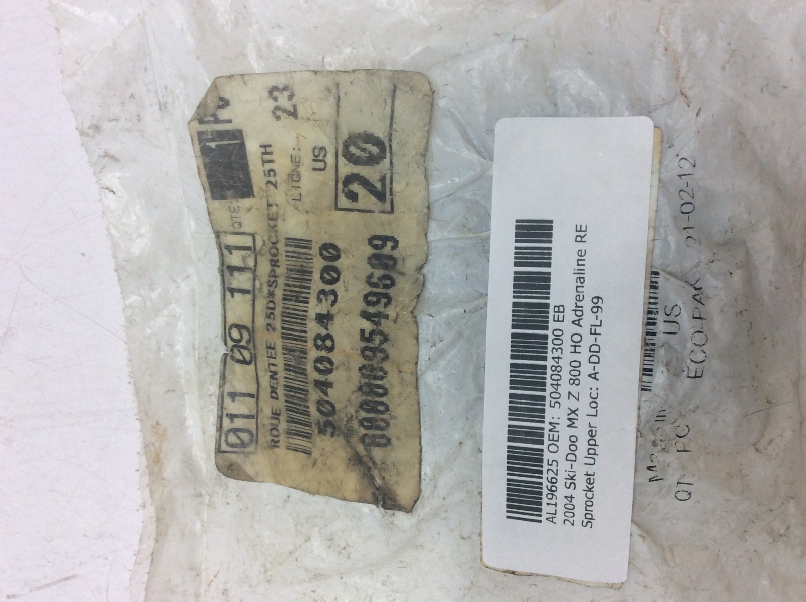 2004 Ski-Doo Sprocket Upper