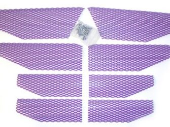 1996 Arctic Cat hood screens, Purple