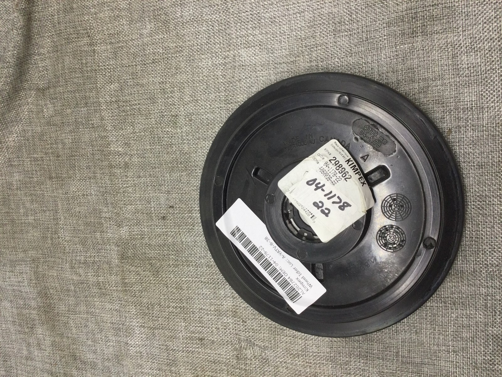 Idler Wheel 178mm - Blue YAMAHA
7" 6004 bearing - Image 4