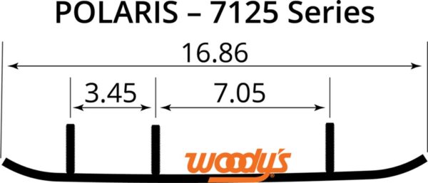 Woody's 4" Extender III Carbide Runners - (See Comments) - Image 2
