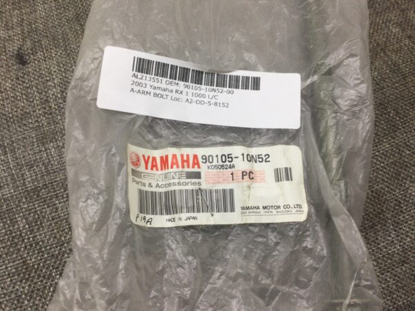 2003 Yamaha a-arm bolt - Image 2