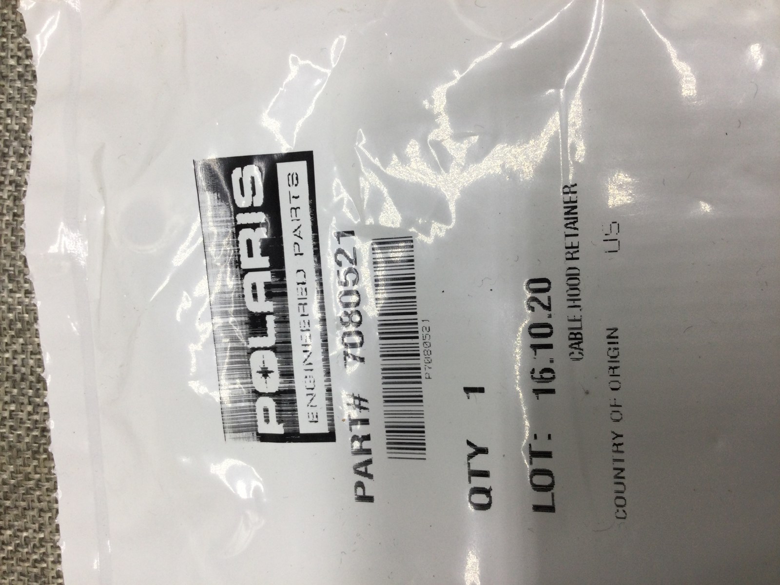 2001 Polaris Hood Cable - Image 4