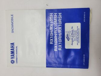 2003 Yamaha Owner's Manual RX10