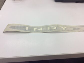 2002 Polaris Decal- Trailing Arm - Left - NLA