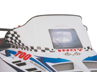 1988 Polaris POWERMADD COBRA W/S LOW WHITE/BLK 11.5" POL WEDGE HOOD