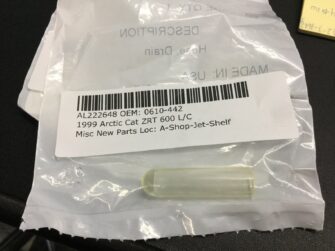 1999 Arctic Cat Carb Parts Drain hose