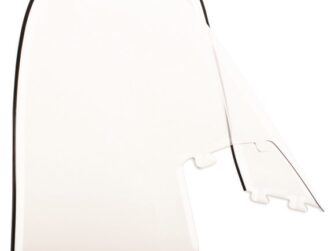 1984 Yamaha WINDSHIELD 18" CLR YAM KIMPEX - SEE COMMENTS