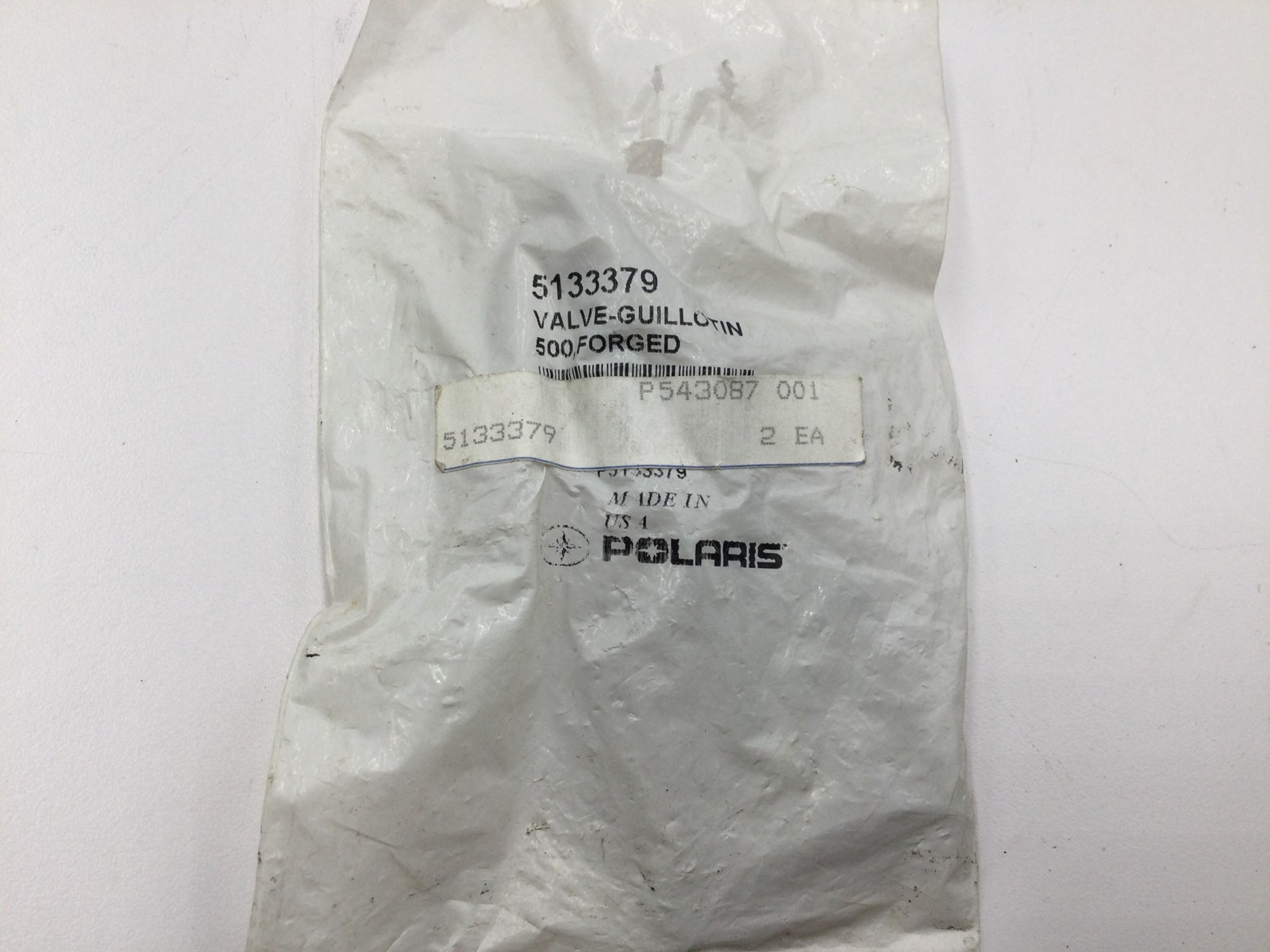 2003 Polaris VALVE-GUILLOTINE,GEN3.5,500EV