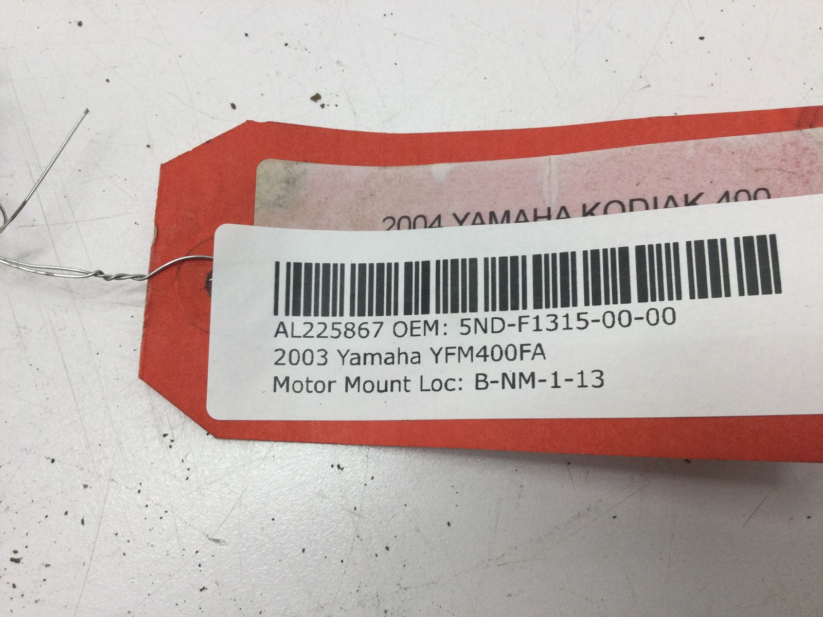 2003 Yamaha Motor Mount - Image 5