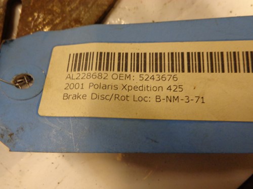 2001 Polaris Brake Disk - Image 3