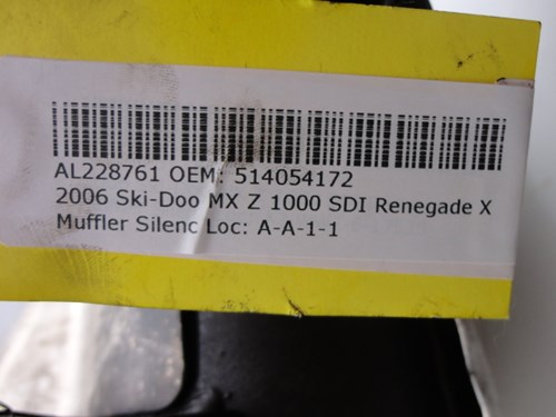 2006 Ski-Doo Muffler Silencer - Image 2