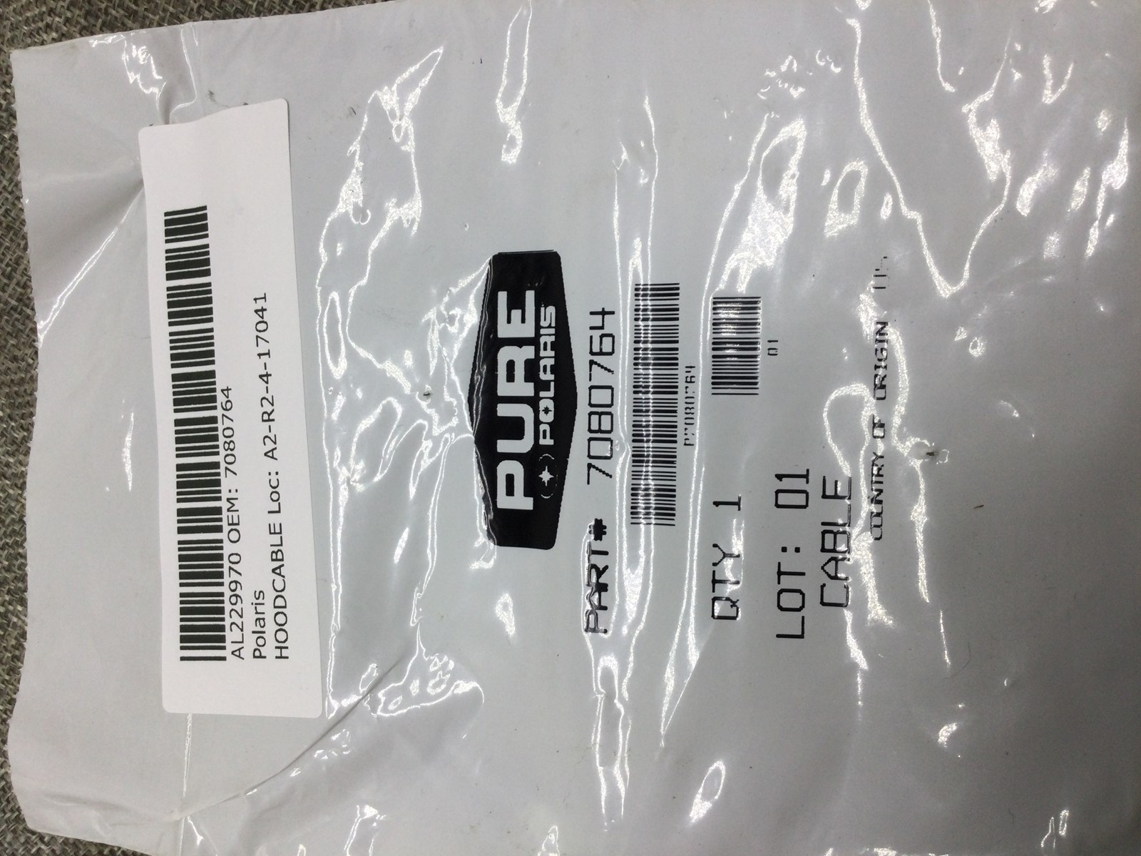 1999 Polaris Hood Cable - Image 3