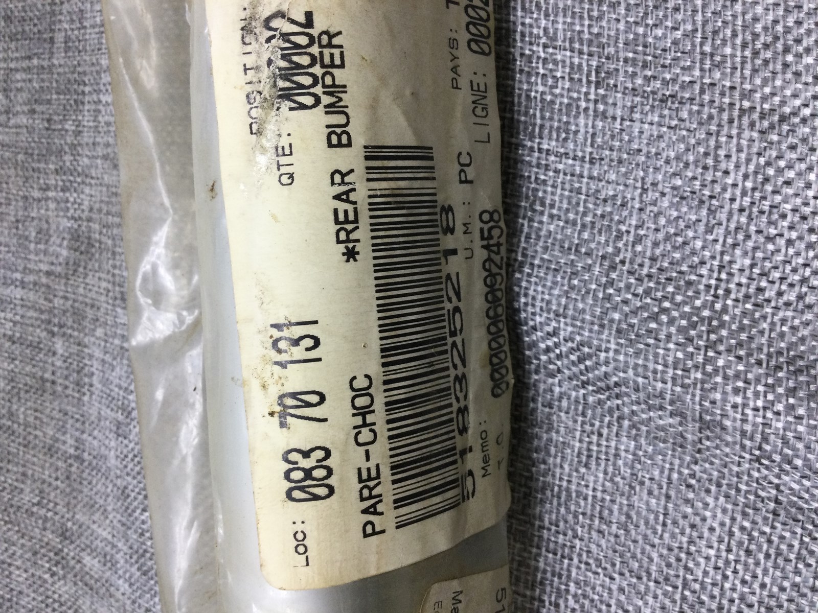 2004 Ski-Doo New Rear Bumper - Image 4