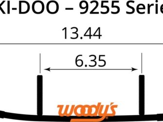 Woody's 6" Trail Blazer Carbide Runners