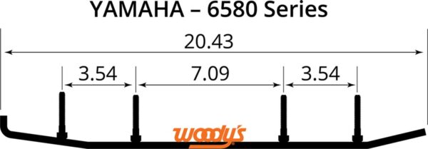 Woody's 4" Extender III Carbide Runners - Image 2
